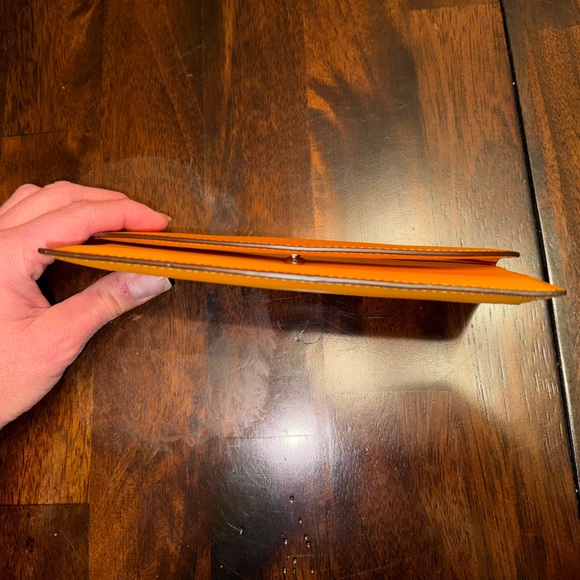 Coach orange snap envelope wallet - Picture 2 of 10